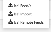 ical menu link
