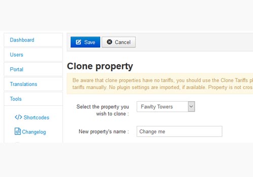 Clone Property